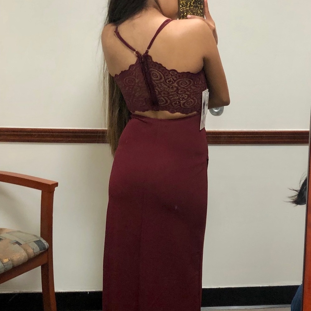 Honey & Rosie slit dress